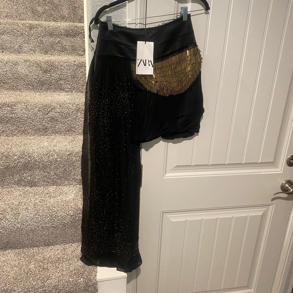 NWT Zara Limited Edition Scarf Mini Skirt - Picture 11 of 11